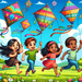 Colorful Festival Of Kites Paint By Diamonds Art