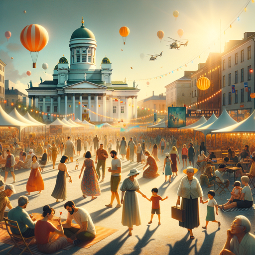 Helsinki Festival Painting By Diamonds Kit