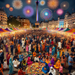 Diwali Festival Of Lights - London Paint By Diamonds Art