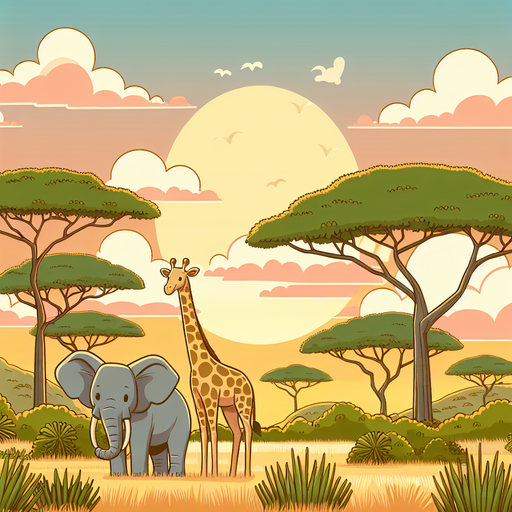 Savanna Wildlife Wonder DIY Paint By Diamonds