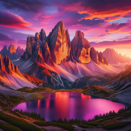 Magical Mountain Range Paint By Diamonds