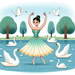 Ballet Swan Lake Paint By Diamond