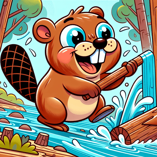 Bouncing Beaver Paint By Color