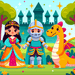 Charming Fairy Tale Friends Paint By Diamonds