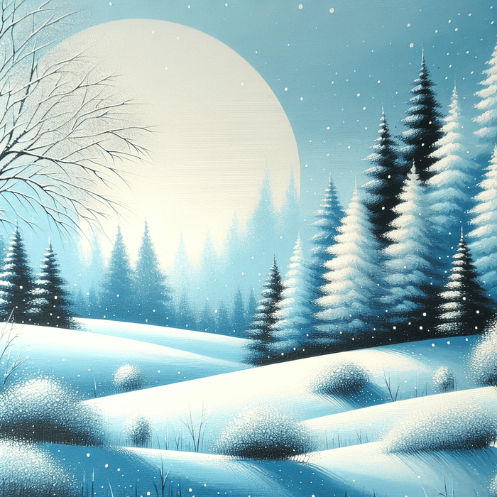 Winter Whispers Paint By Diamonds Art