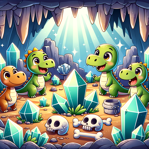 Dinosaurs' Secret Cave Paint By Diamond