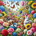 Enchanting Garden Maze Diamonded Painting Kits