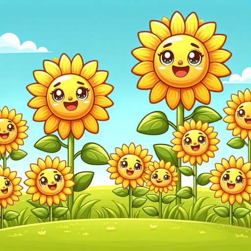 Sunny Sunflowers Paint By Color