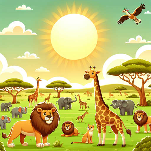 Sunny Safari Snapshot Painting Diamond Kit