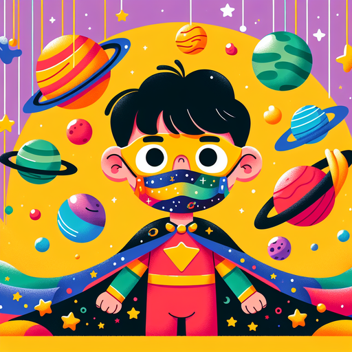 Superhero Galaxy Adventure Diamond Painting