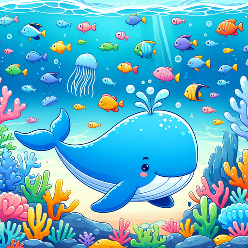 Wondrous Whale Tales Paint By Diamonds