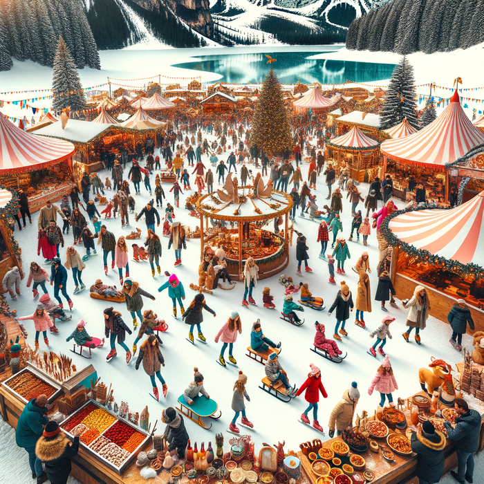 Harvey's Lake Tahoe Winter Festival - Nevada Paint By Diamond