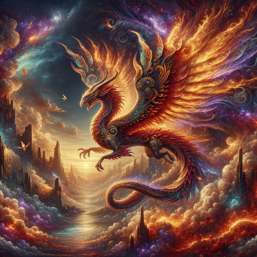 Mythical Dragon Realm Painting By Diamonds Kit