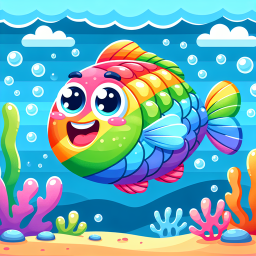 Wondrous Rainbow Fish Diamonded Painting Kits