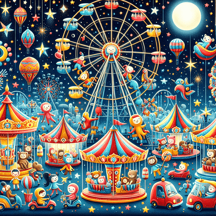 Dazzling Carnival Nights Paint By Color