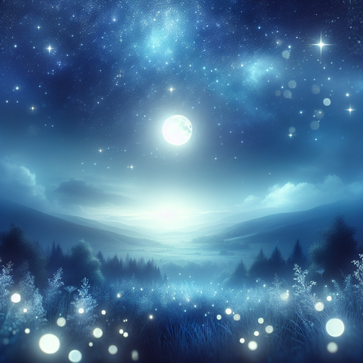 Glimmering Night Sky Paint By Color