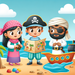 Adventure Island Pirates Paint By Diamond