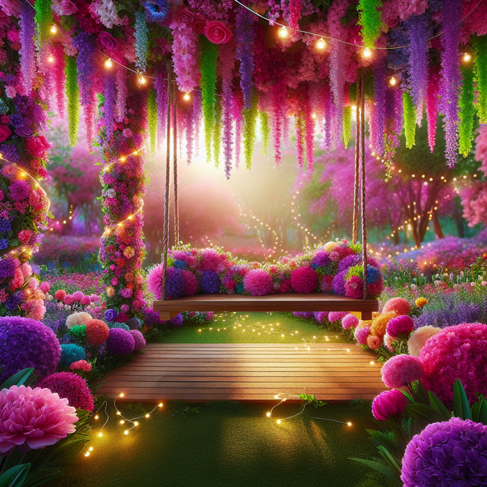 Fantasy Garden Swing Paint By Diamond