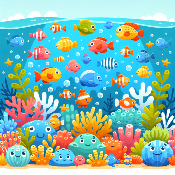 Rainbow Reef Painting Diamond Kit