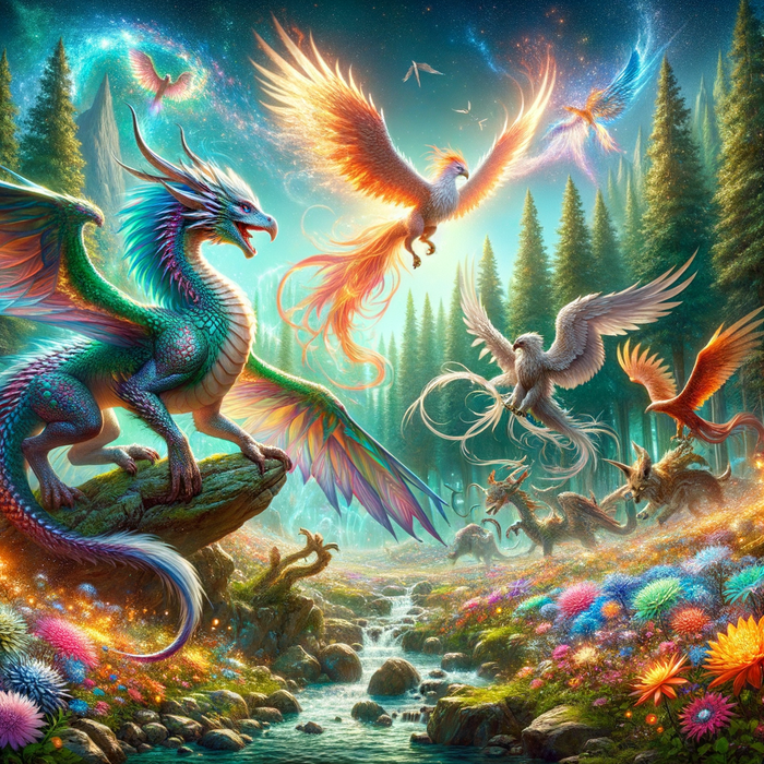 Magical Menagerie 5D DIY Paint By Diamond Kit