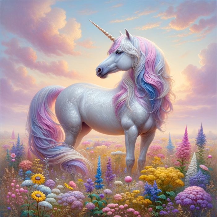 Mystical Unicorn 5D DIY Paint By Diamond Kit