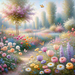 Elegant Garden Serenity Paint By Diamonds Art