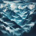 Misty Mountain Whispers Diamond Painting