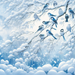 Winter Bird Symphony Painting By Diamonds Kit