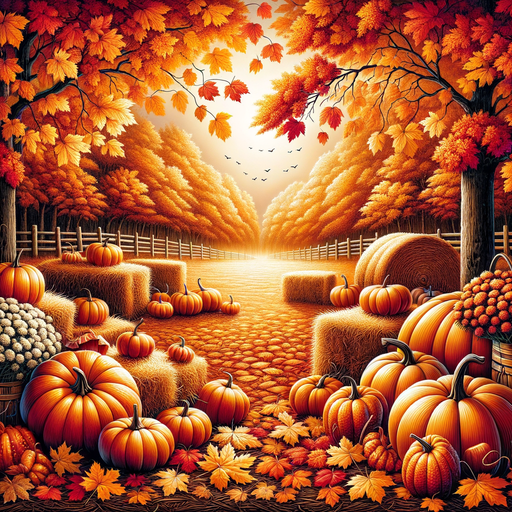 Charming Harvest Festival Paint By Diamonds Kits