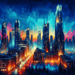 Urban Skyline Dreams Paint By Diamond