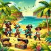 Pirate Island Treasure Paint By Color