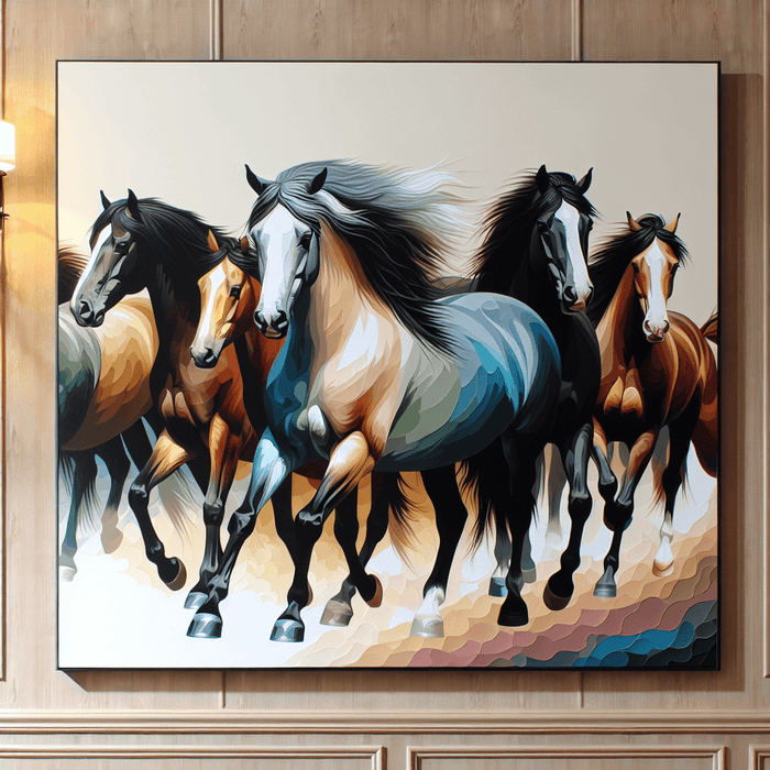 Equestrian Elegance Wall Hanging DIY Paint By Diamonds