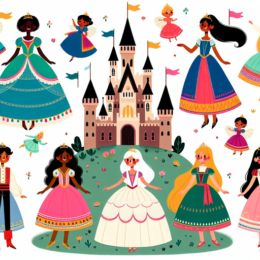 Princess Dream Castle Paint By Diamonds Art