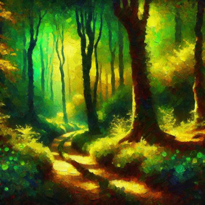 Mystic Forest Walk Diamond Painting