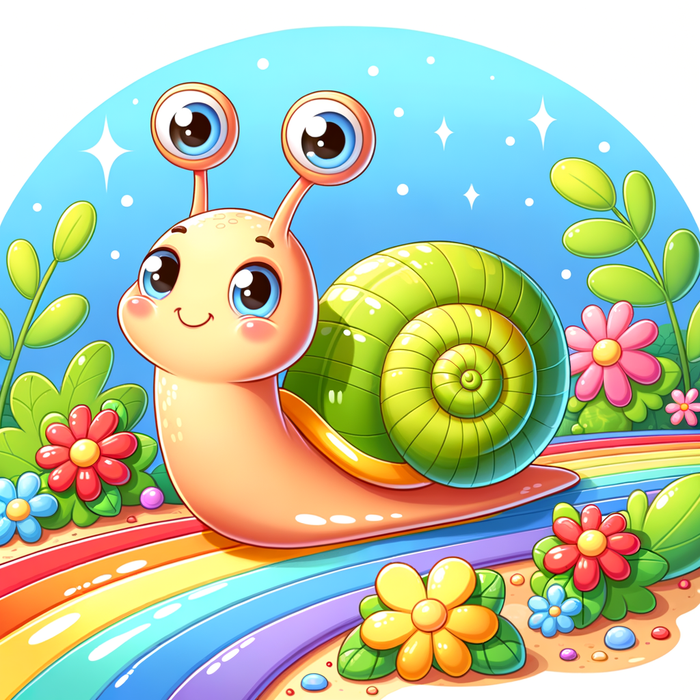 Cute Snail Paint By Diamonds Kits