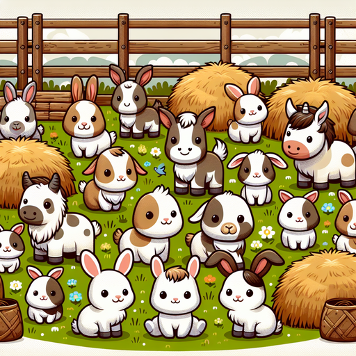 Petting Zoo Playtime Painting Diamond Kit