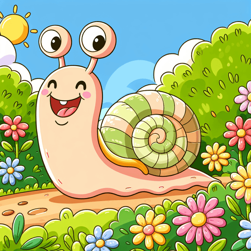 Sunny Snail Adventure Paint By Color