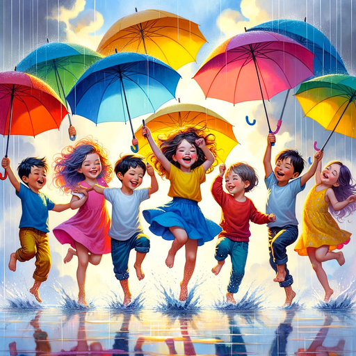 Dancing In The Rain Paint By Diamonds Art