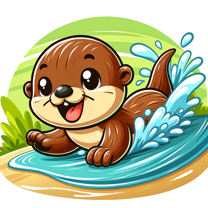 Adventurous Otter Paint By Color