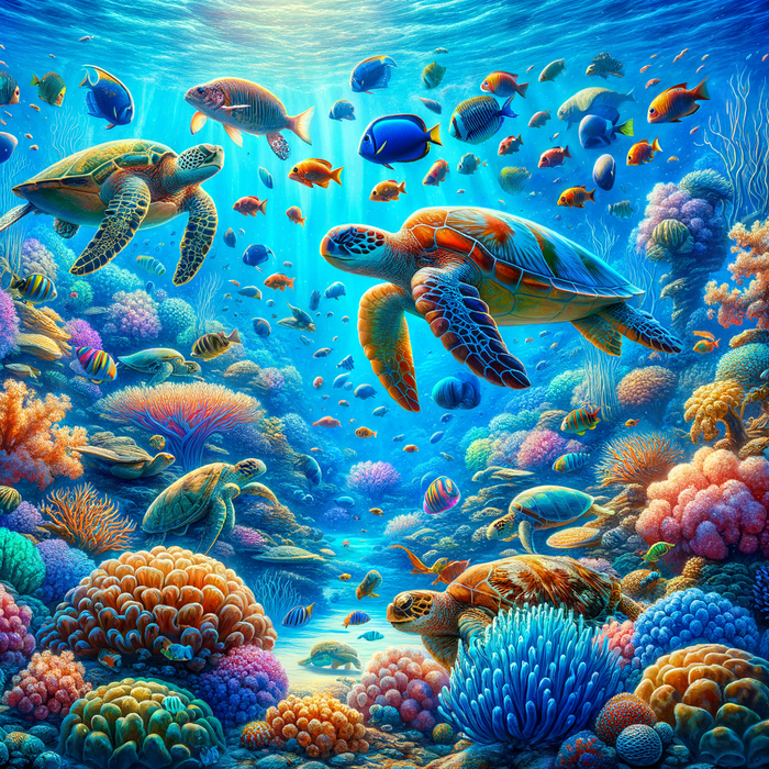 Incredible Undersea Paint By Diamonds