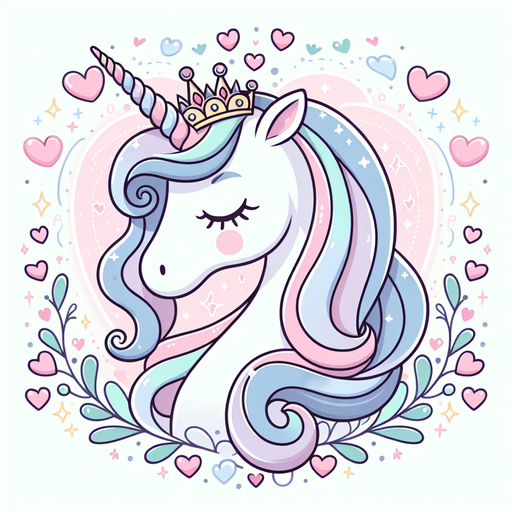 Princess In Training Unicorn Paint By Diamonds Kits