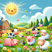 Sunny Farmyard Painting Diamond Kit