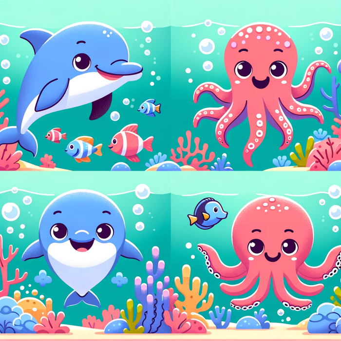 Bubbly Underwater Friends Paint By Diamonds