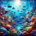 Dazzling Underwater Paradise Paint By Diamonds Art