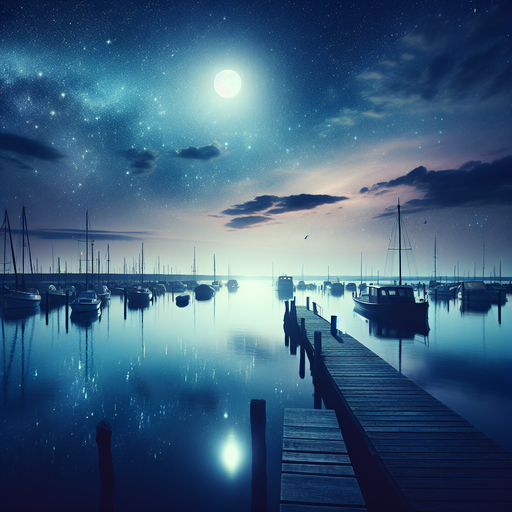 Starry Harbor Painting By Diamonds Kit