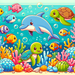 Magical Undersea Adventure Paint By Diamonds Kits