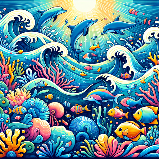 Magical Ocean Depths Paint By Color