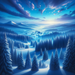 Snowy Enchantment Scene Diamonded Painting Kits