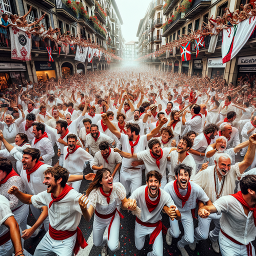 Festival Of San Fermin - Pamplona DIY Paint By Diamonds