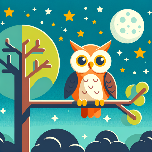 Exploring Nature With Owls Painting Diamond Kit